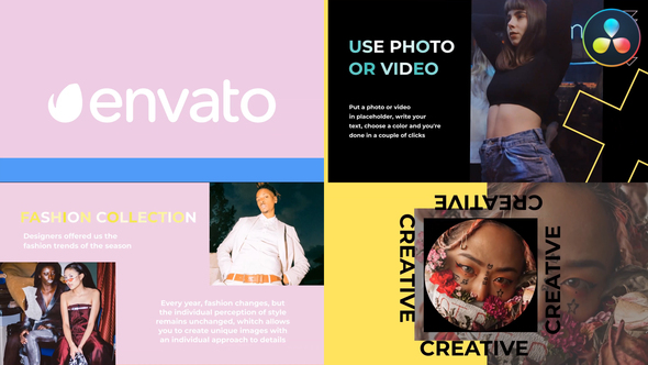 VideoHive Stylish Party Slideshow for DaVinci Resolve