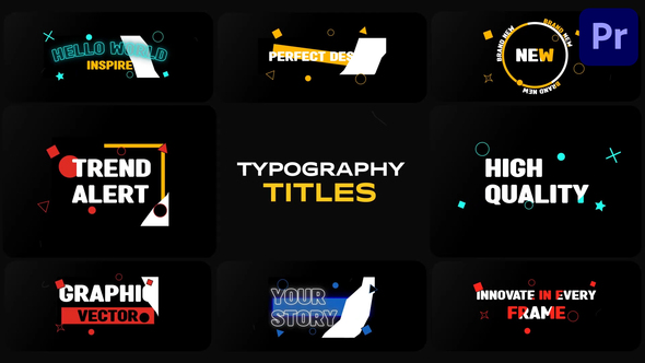 VideoHive Stylish Plate Titles for Premiere Pro
