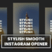 VideoHive Stylish Smooth Instagram Opener MOGRT for Premier Pro 54234397