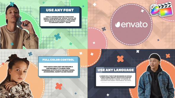 VideoHive Stylish Vintage Slides for FCPX