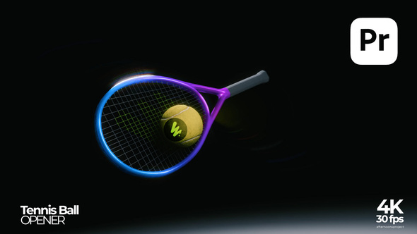 VideoHive Tennis Logo Opener Premiere