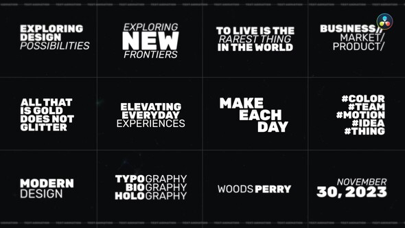 VideoHive Text Animation | DR