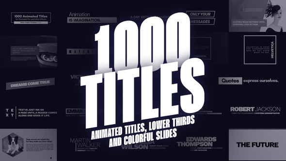 VideoHive Text Animations | Animated Titles