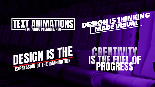 VideoHive Text Animations for Premiere Pro