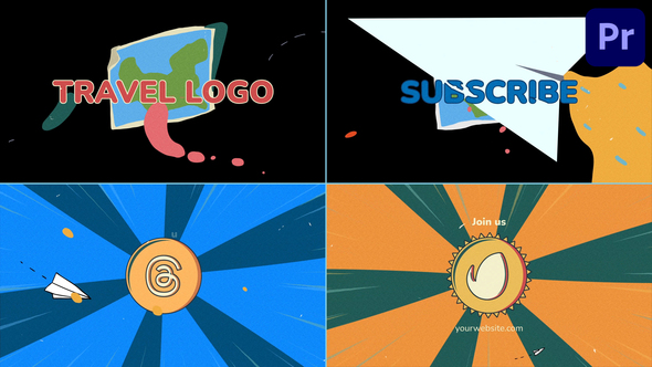 VideoHive Travel Logo Opener for Premiere Pro