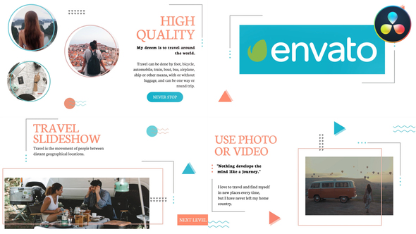 VideoHive Travel Slideshow | DaVinci Resolve
