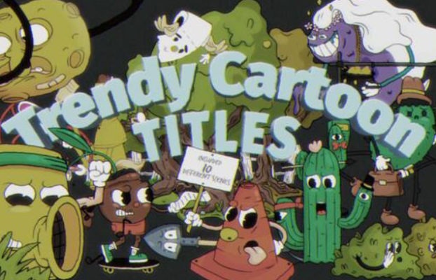 Videohive Trendy Cartoon Titles For Premiere Pro