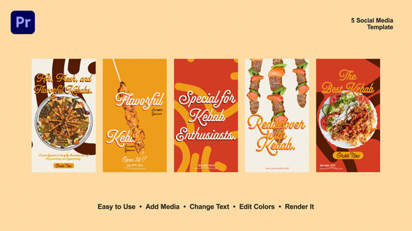 VideoHive Turkish Kebab Instagram Stories