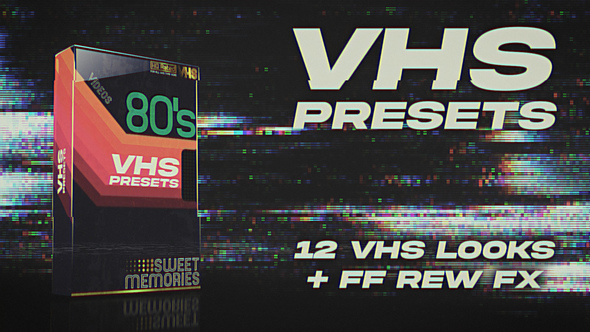 VideoHive VHS Look Presets Pack for Premiere Pro