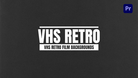 VideoHive VHS Retro Film Backgrounds For Premiere Pro