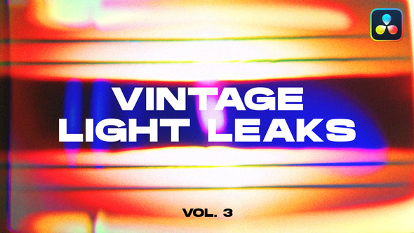 VideoHive Vintage Light Leaks Transitions VOL. 3 | DaVinci Resolve