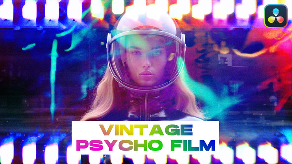 VideoHive Vintage Psycho Film Transitions | DaVinci Resolve