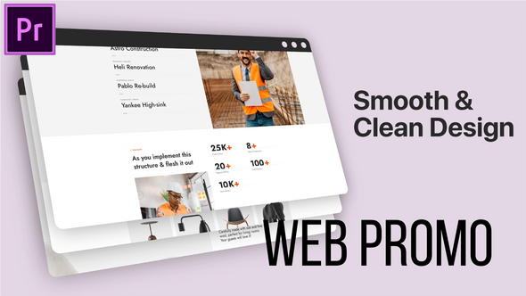 VideoHive Web Promo MOGRT for Premier Pro