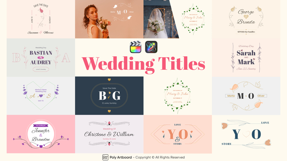 VideoHive Wedding Titles For Final Cut Pro X