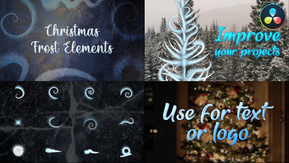 VideoHive Winter Frost Elements for DaVinci Resolve