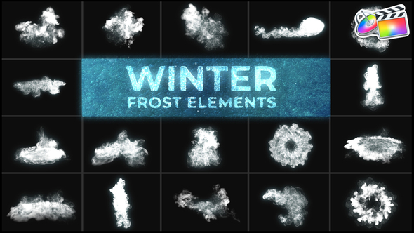 VideoHive Winter Frost Elements for FCPX