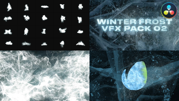 VideoHive Winter Frost VFX Pack for DaVinci Resolve