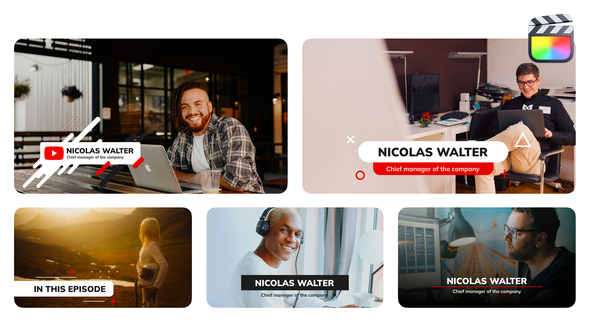 VideoHive YouTube Lower Thirds | Final Cut Pro X