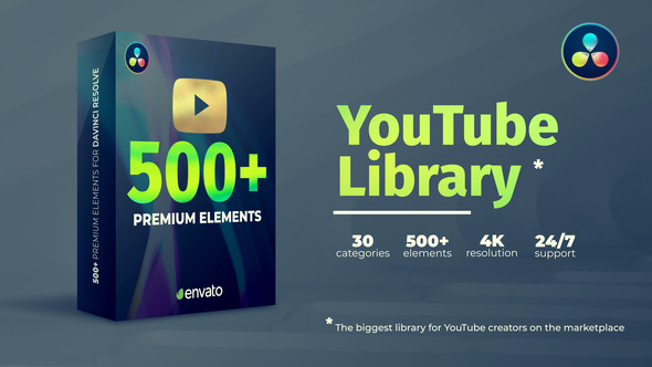 VideoHive YouTube Pack – DaVinci Resolve