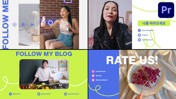 VideoHive Youtube Slides | Premiere Pro MOGRT