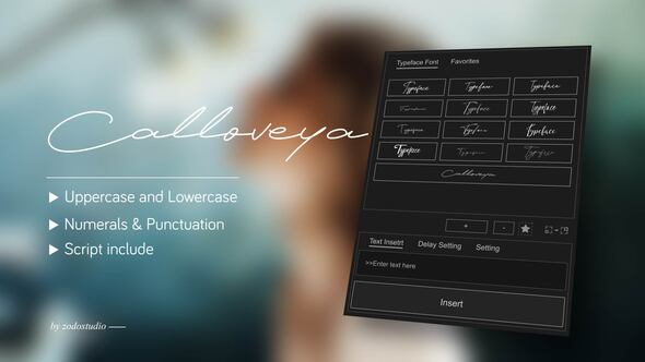 Videohive Animated Typeface – Calloveya