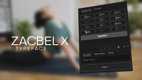 Videohive Animated Typeface – Zacbel X