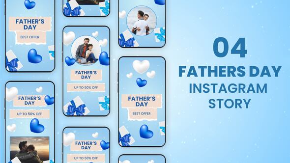 Videohive Fathers Day Instagram Stories 57943259