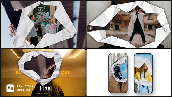 Videohive Paper Unfold Transition
