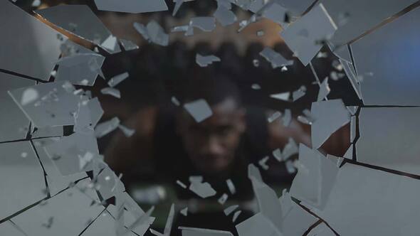 Videohive Shattered Glass Transitions 58257136