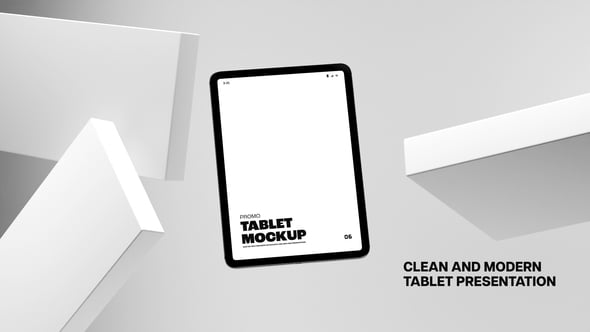 Videohive Tablet mockup 58159383