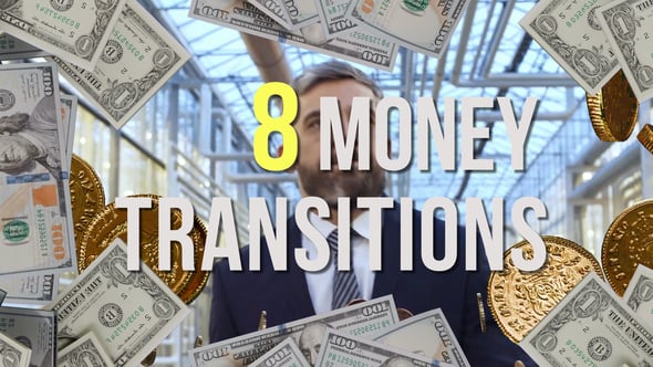 Videohive 8 Money Transitions