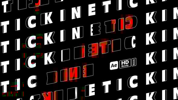 Videohive 3D Kinetic Titles