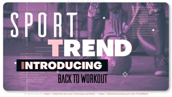 Videohive Back to Workout