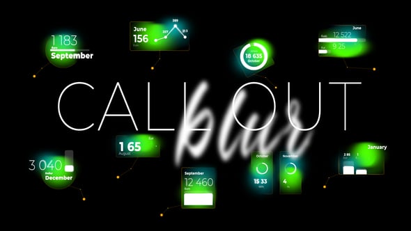 Videohive Call out blur