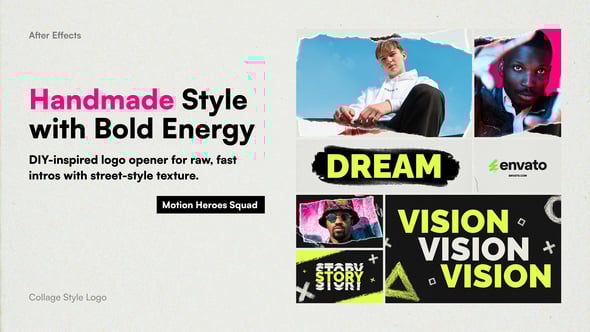 Videohive Collage Style Logo