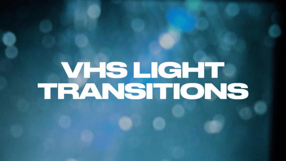 Videohive VHS Light Transitions