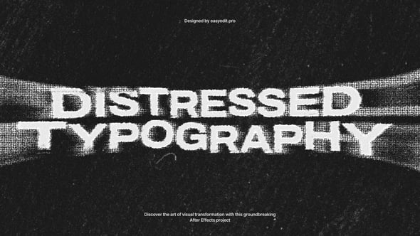 Videohive Distressed Typography