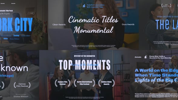 Videohive Luxe Cinematic Titles Pack