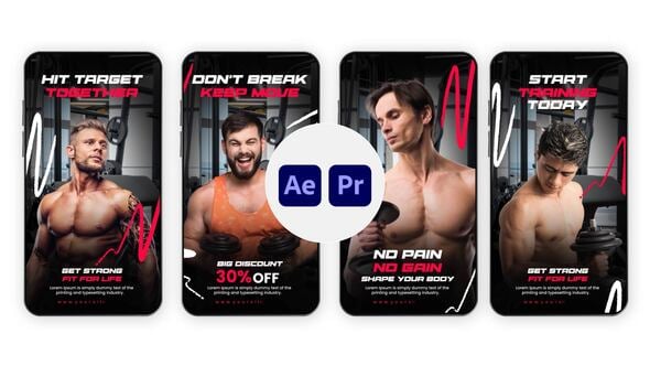 Videohive Fitness Instagram Story