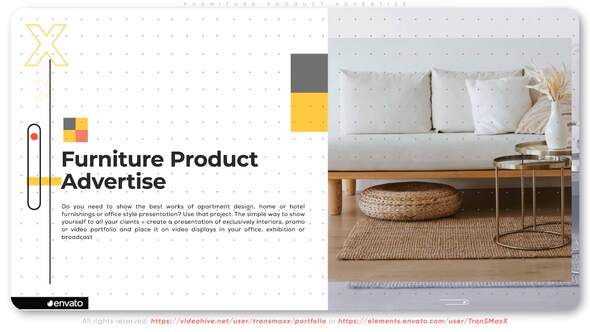 Videohive Furniture Product Advertise