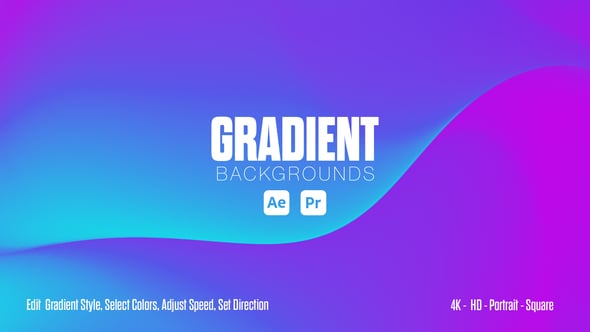 Videohive Gradient Backgrounds 57914310