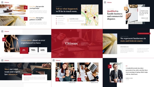 Videohive Citizen Law & Politics Video Display After Effect Template