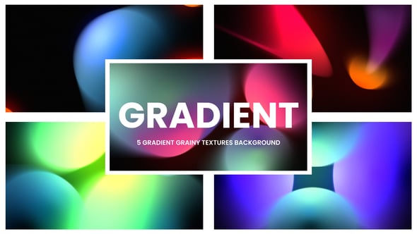 Videohive Gradient Color Grainy Textures Loop