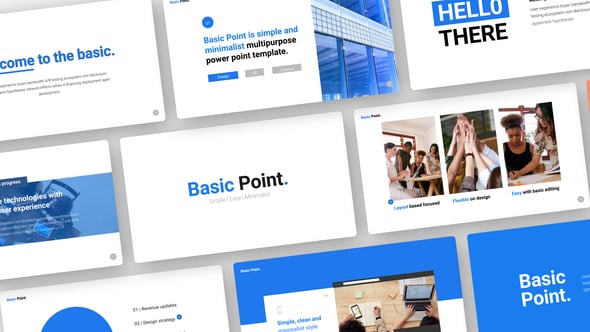 Videohive Basic Point Video Display After Effect Template