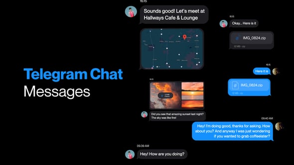 Videohive Telegram Messages Chat