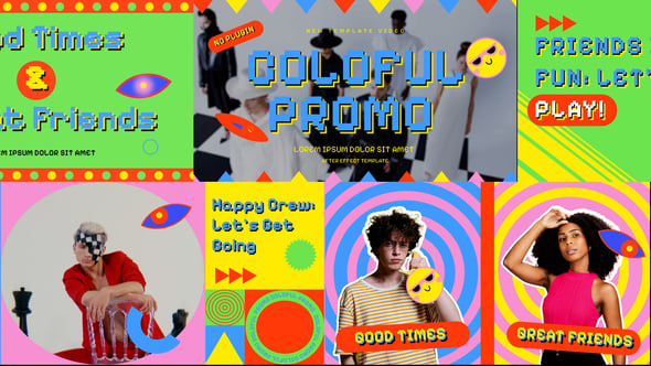 Videohive Colorful Promo template