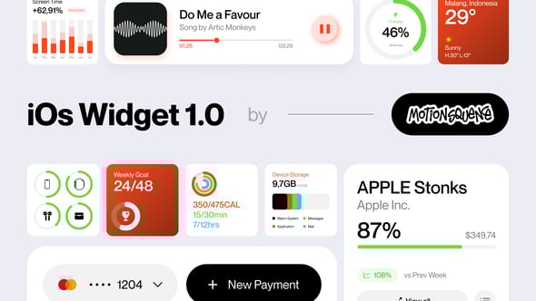 Videohive iOS Widget 1.0