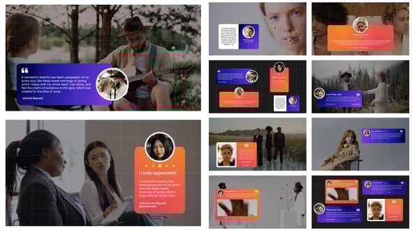 Videohive Testimonials Social Media