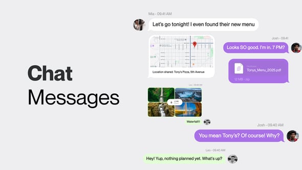 Videohive Chat Messages | Animated Messaging UI Template