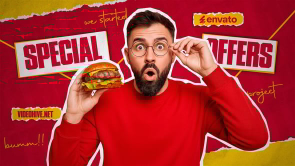 Videohive Fast Food Intro 58346173